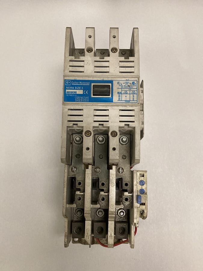 Used Cutler-Hammer,AN16KN0-Starter Nema Size 3 90A 600V