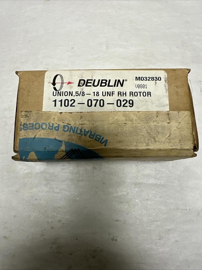 Used Deublin,1102-070-029,Rotary Union NEW