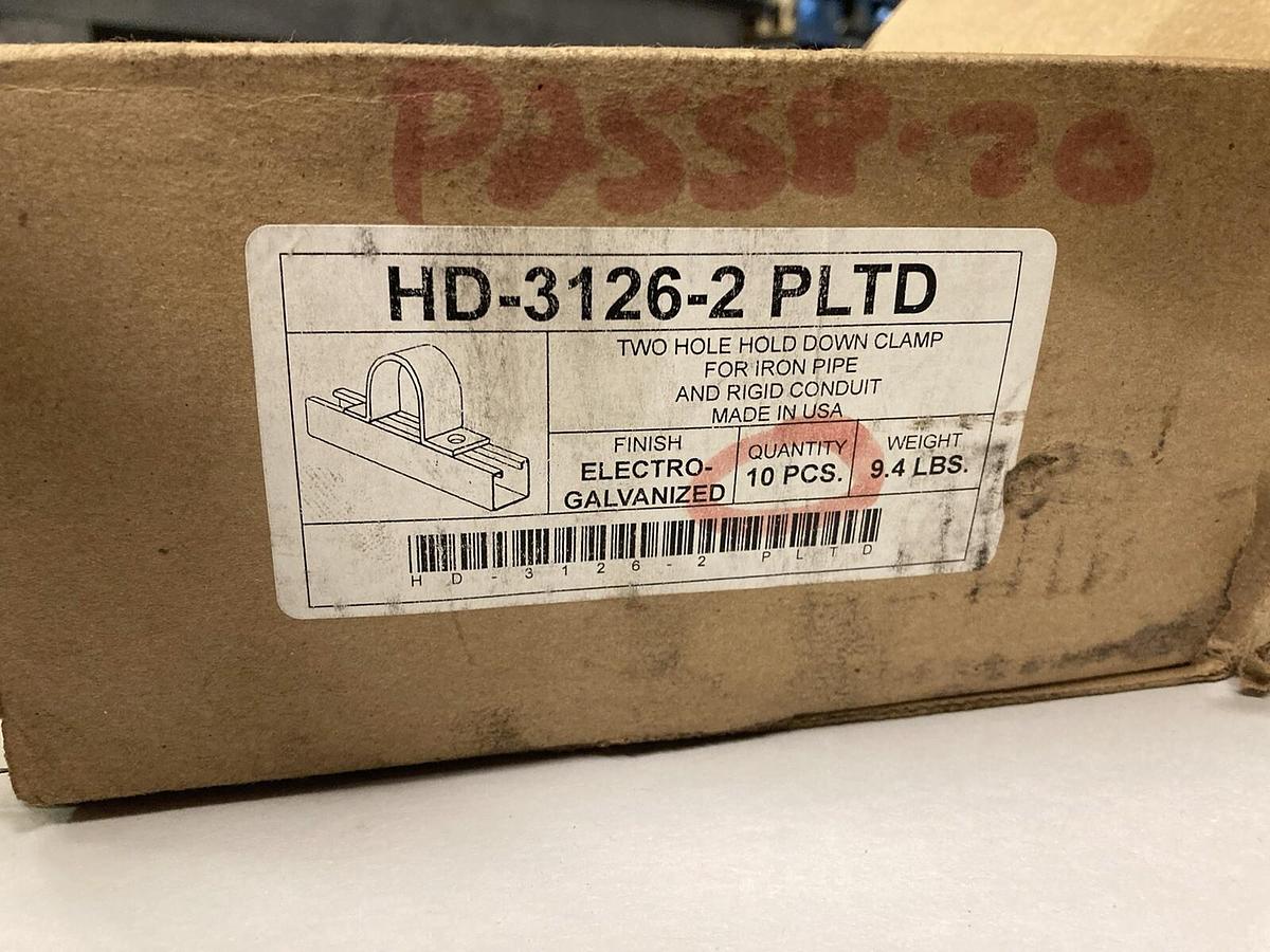 UNBRANDED,HD-3126-2 PLTD,Two Hole Hold Down Clamps 9 PIECES