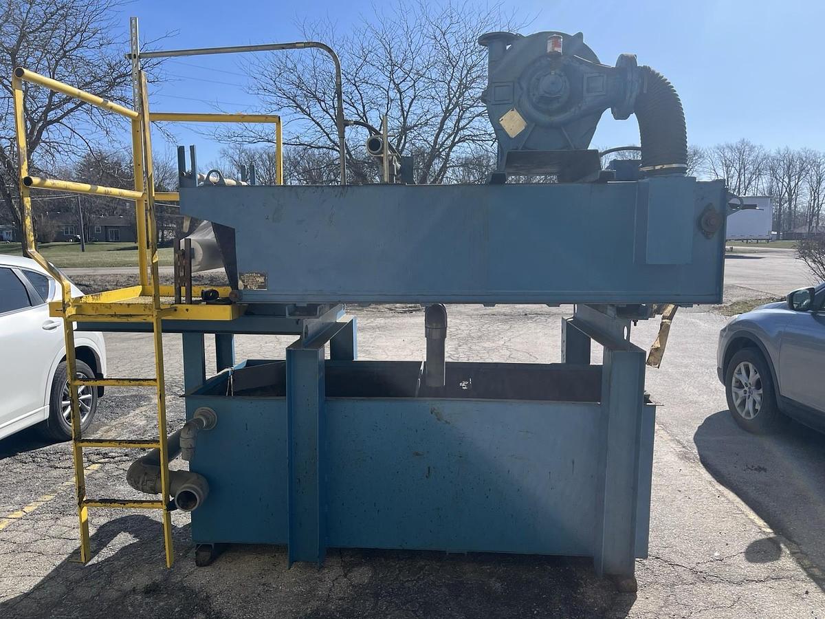 Used HOFFMAN,0806374,SUCTION BELT FILTRATION SYSTEM 3HP 3PH 32" WIDE BELT