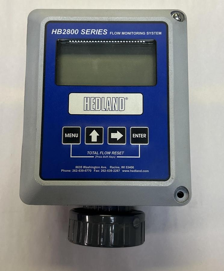 Used HEDLAND,HB2800,FLOW MONITORING SYSTEM