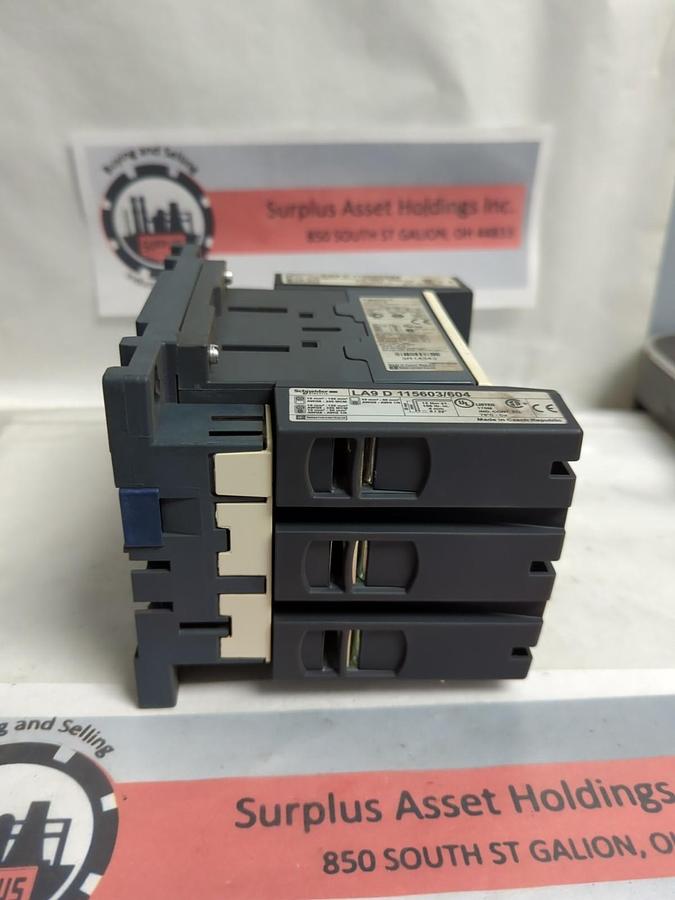 Used SCHNEIDER ELECTRIC,LC1D115,CONTACTOR 3-POLE PRE-OWNED