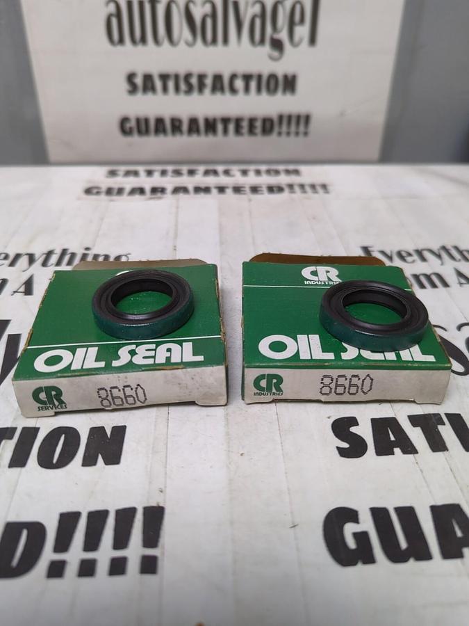 CHICAGO RAWHIDE,8660,OIL SEALS LOT OF 2 NOS