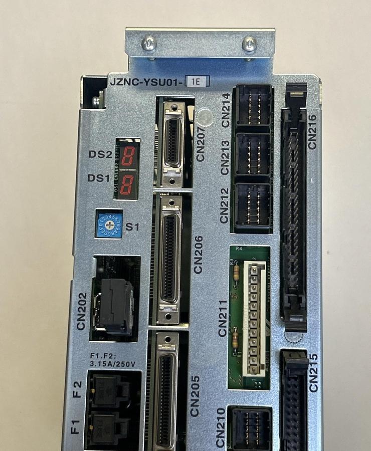 Used YASKAWA ELECTRIC,JZNC-YSU01-1E,MACHINE SAFETY UNIT SERVO DRIVE