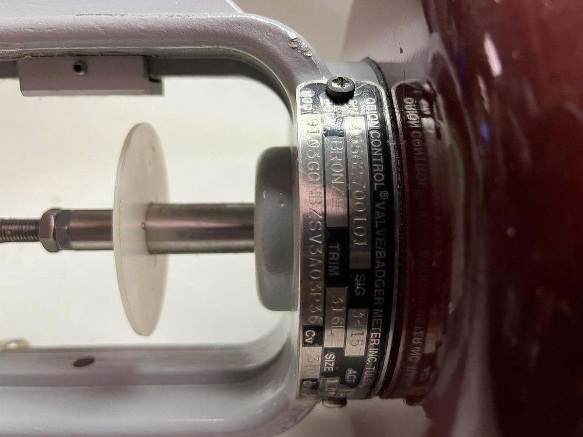 BADGER,9103GCNZSV3A03P36,9100 MODULATING CONTROL VALVE 1-1/2" CL150