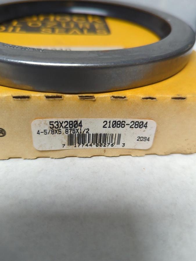 GARLOCK KLOZURE,53X2804,OIL SEAL 4.5/8X5.87.5X1/2 NOS