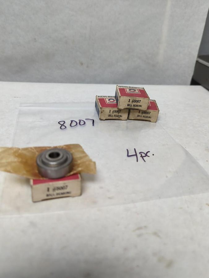 NDH DELCO,8007,DEEP GROOVE BALL BEARING LOT OF 4 NOS