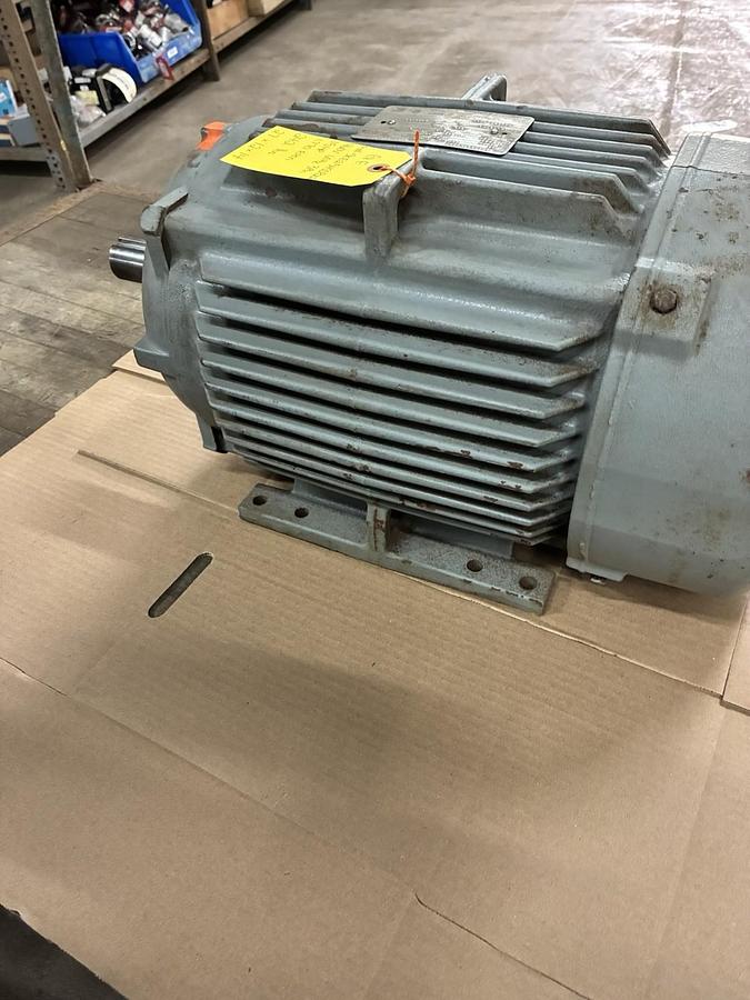 Used GE,5KE254SSP202,SEVERE DUTY MOTOR 15HP 1770RPM 3PH 460V 254T