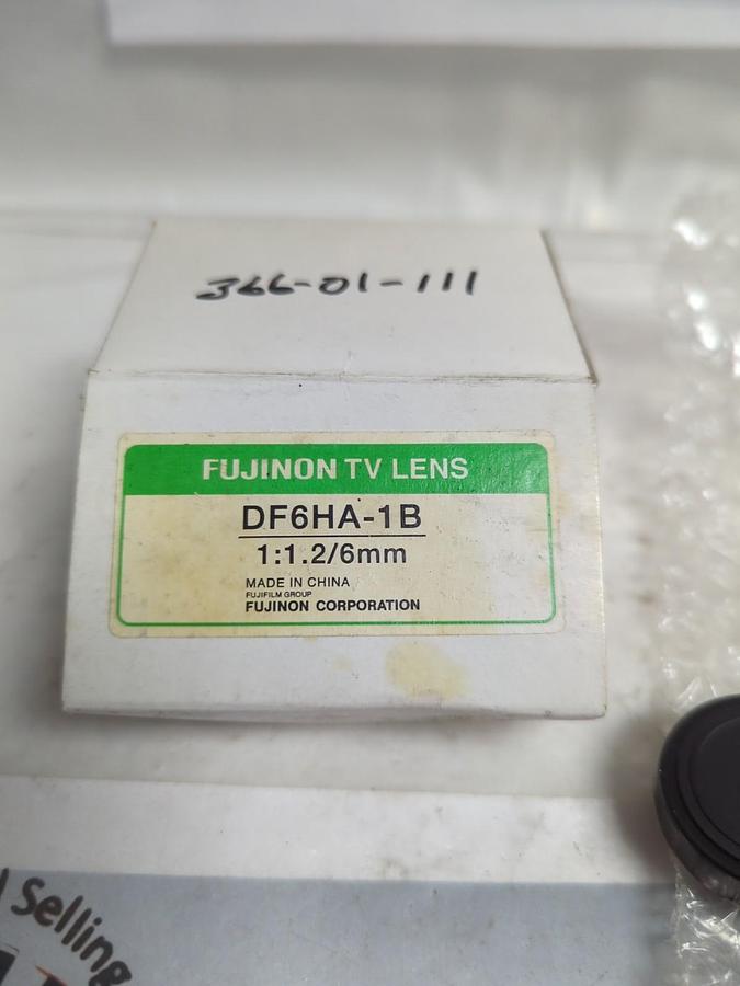 FUJINON,DF6HA-1B,TV LENS 1:1.2/6MM NOS