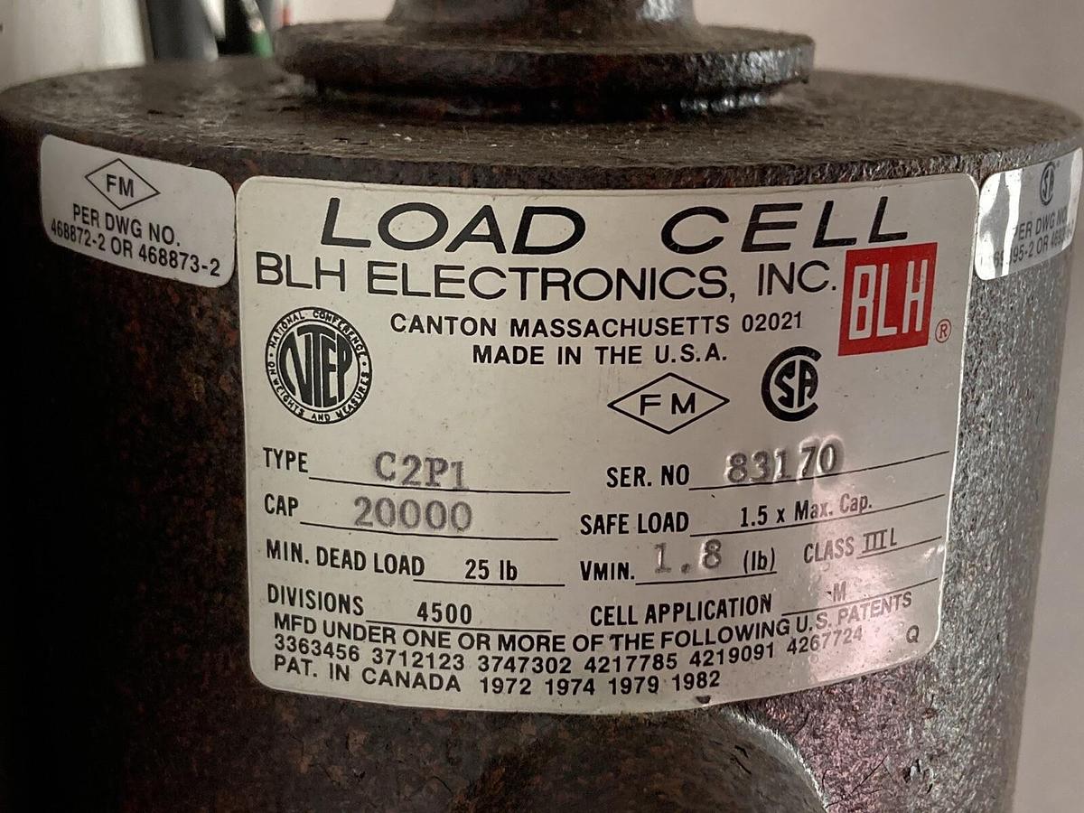 BLH Electronics,C2P1,Interchangable Load Cell