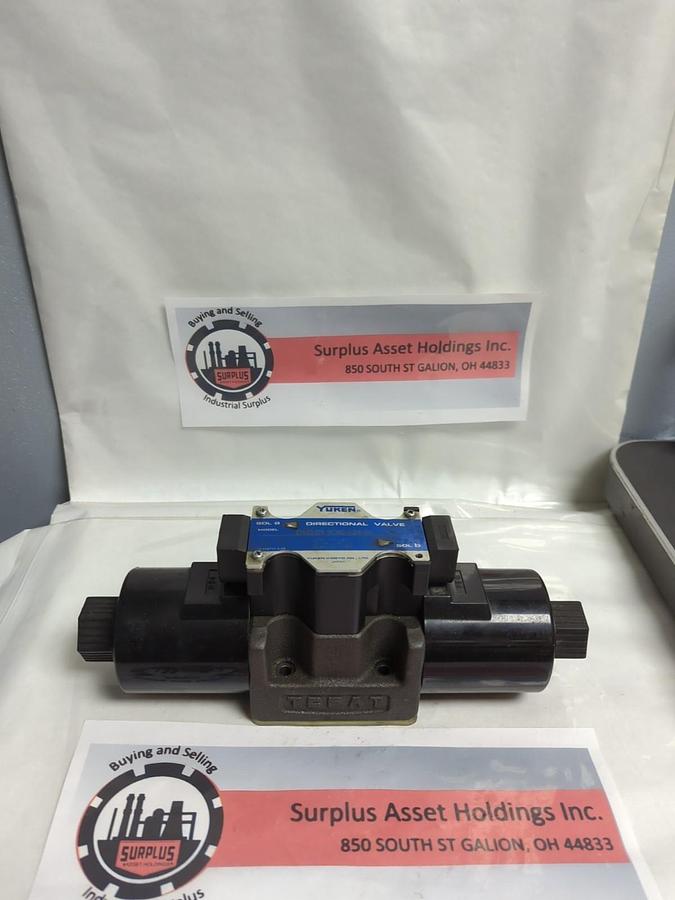 Used YUKEN,DSG-03-3C60-D24-50,DIRECTIONAL HYDRAULIC VALVE PRE-OWNED