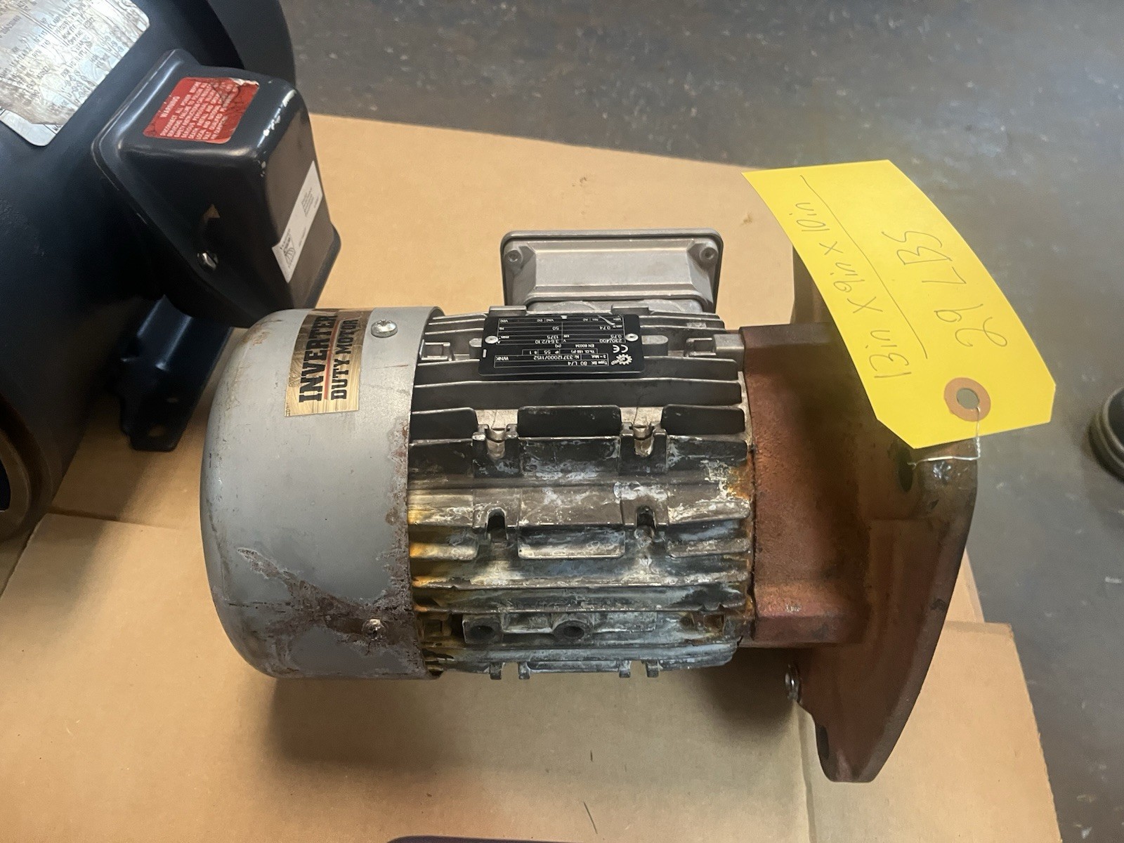Used NORD,SK80-L/4,MOTOR .75kW 1375RPM 230/400V FR 80
