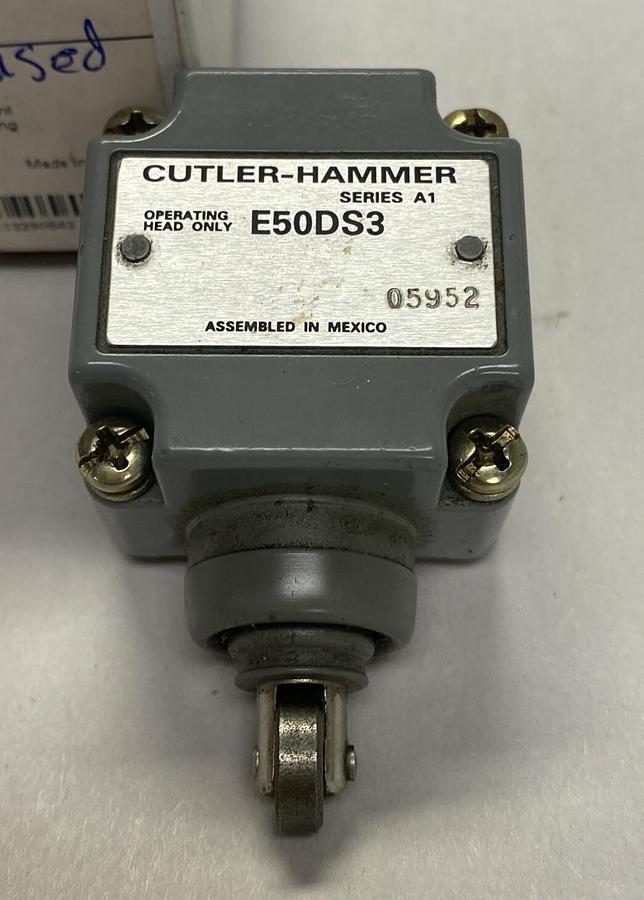 Used EATON,E50DS3,LIMIT SWITCH HEAD ONLY