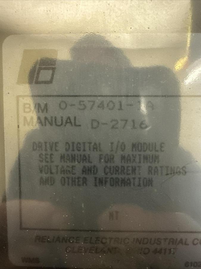 Used Reliance,0-57401-1A,I/O Module