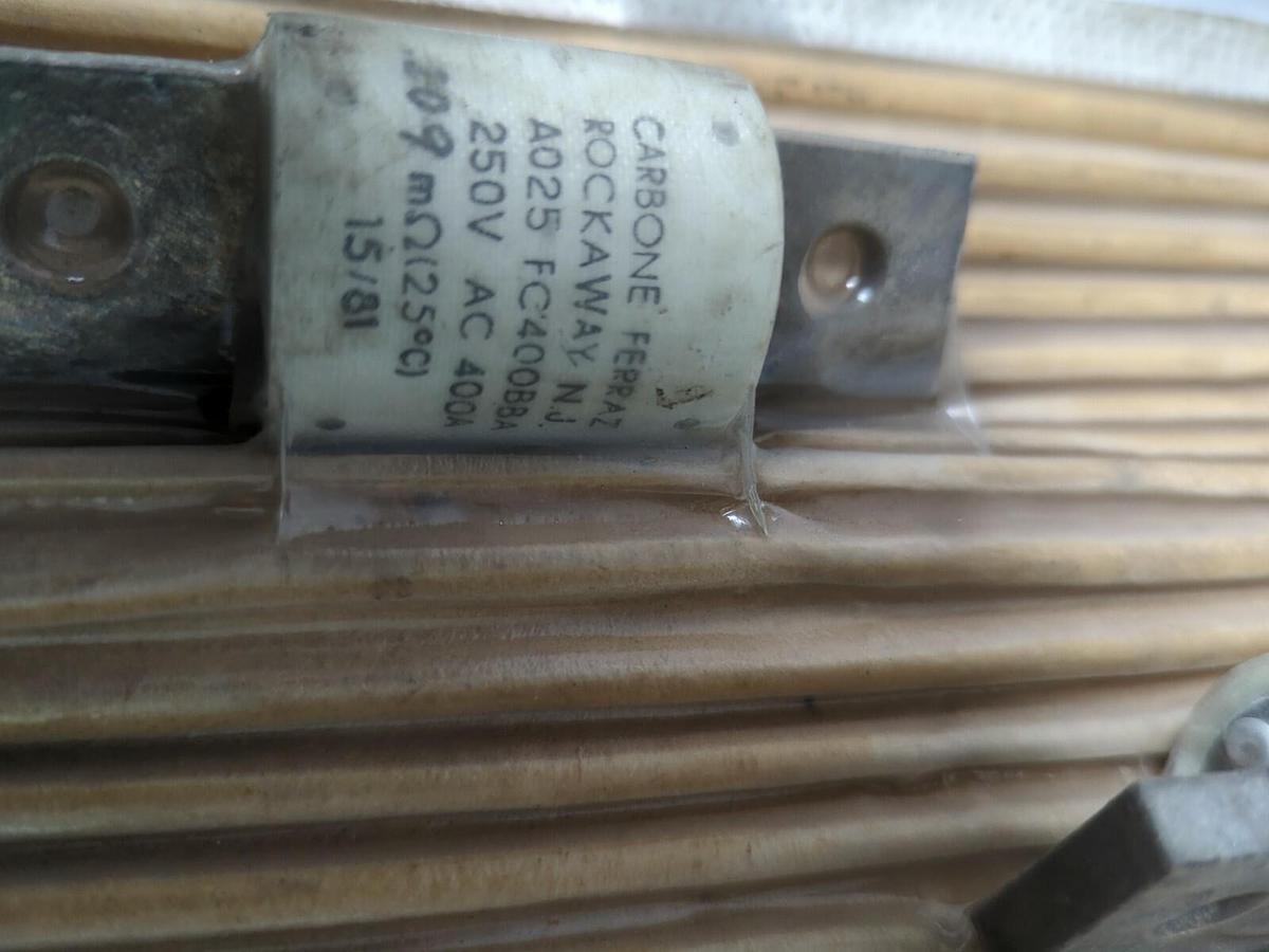 CARBONE FERRAZ,A025-FC400BBA,FUSES LOT OF 5 NOS