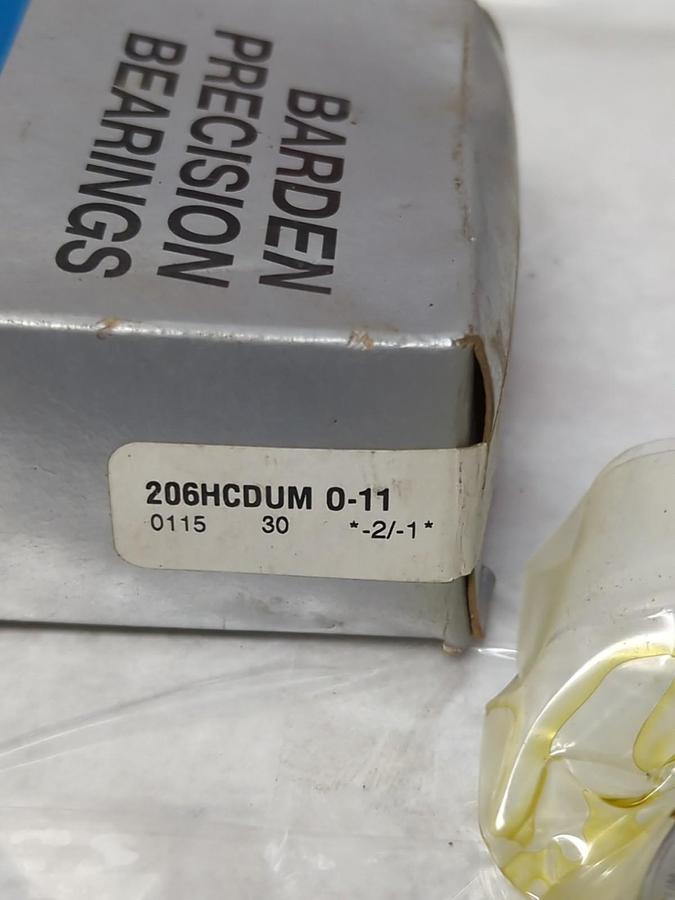 BARDEN,206HCDUM 0-11,ANGULAR CONTACT PRECISION BEARING BOX OF 2 NOS