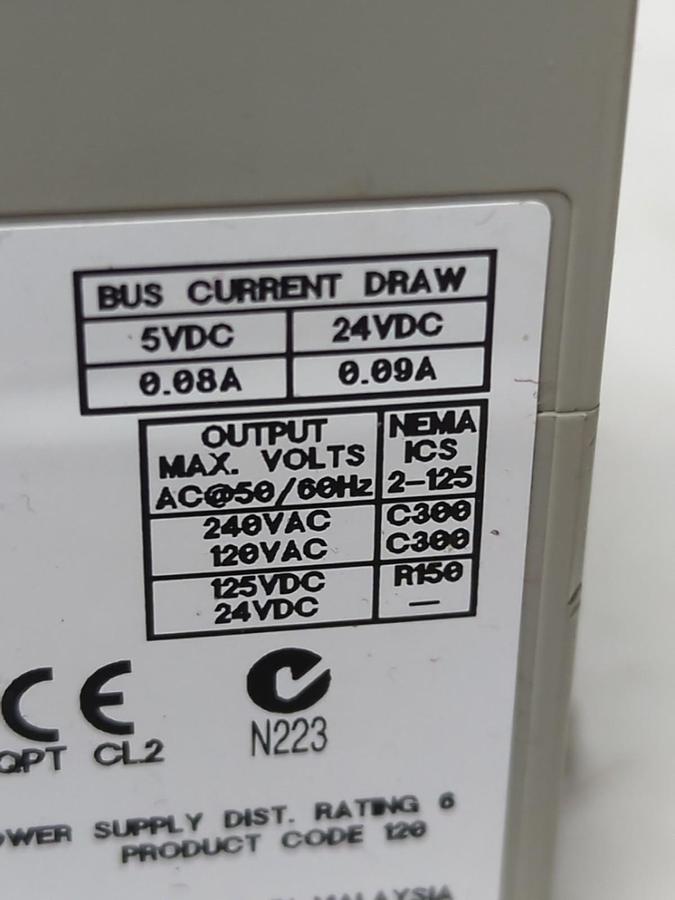 Used ALLEN BRADLEY,1762-OW8,ANALOG OUTPUT MODULE SER A REV A PRE-OWNED