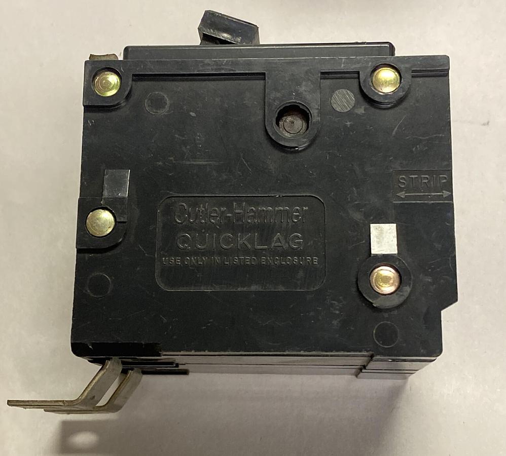 Used CUTLER HAMMER,M1640,CIRCUIT BREAKER 15A 2P LOT OF 4