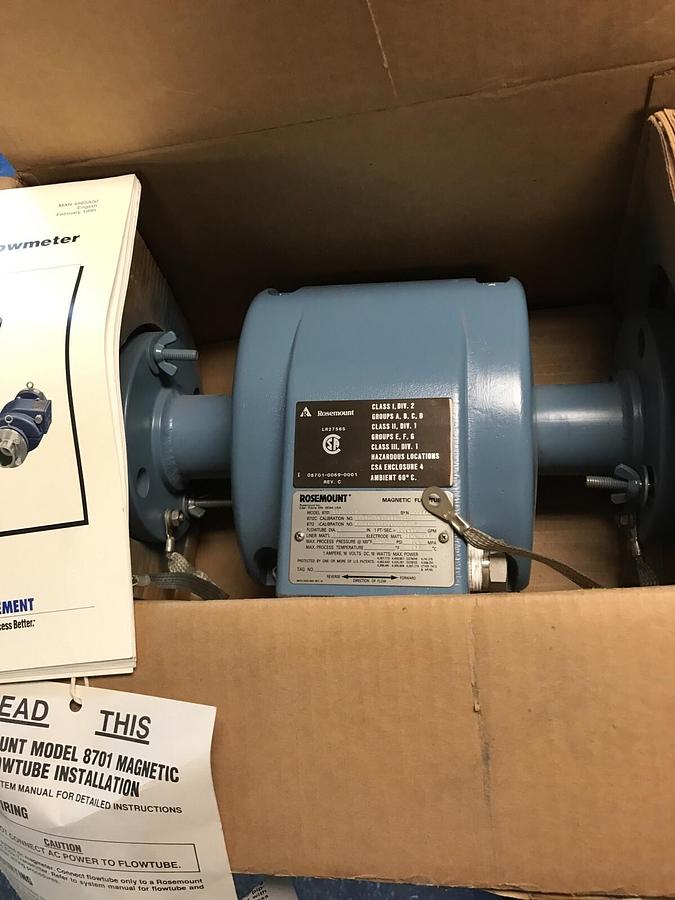 Rosemount,8701TSA020C1,Magnetic Flowtube 2 INCH 10.459GPM