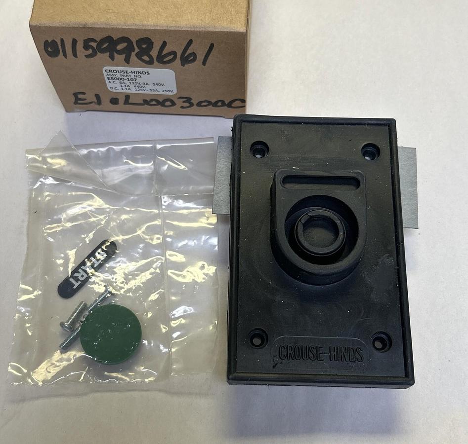 CROUSE-HINDS,E5000-107,PUSHBUTTON ASSEMBLY NOS