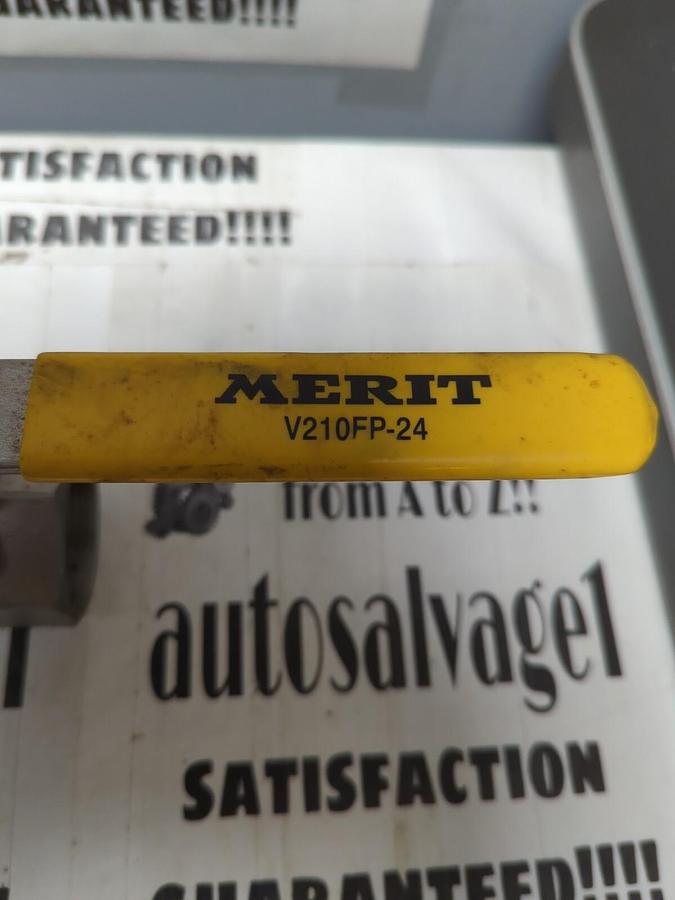 MERIT,V210FP-24,STAINLESS BALL VALVE 1000WOG 1-1/2 INCH NPT NOS