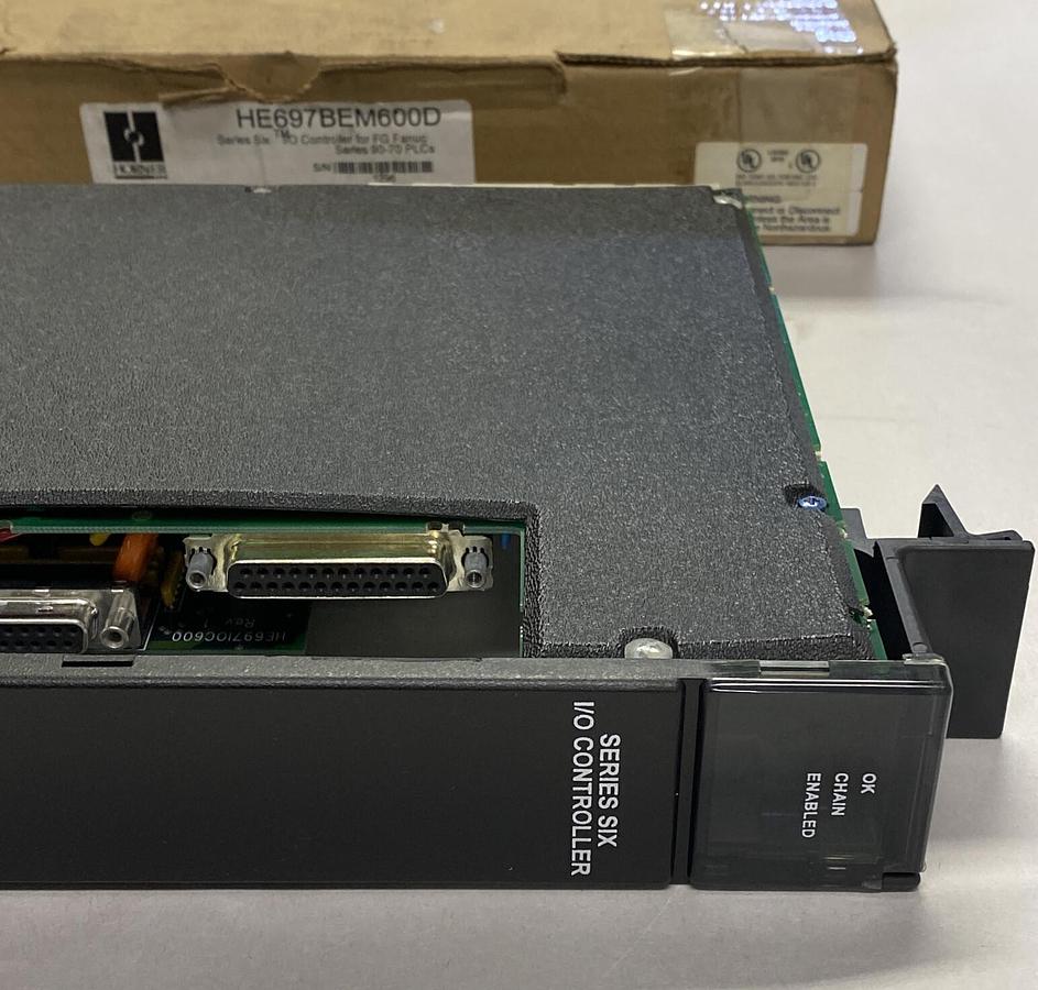 Used HORNER GE Fanuc,HE697BEM600D,SERIES SIX I/O CONTROLLER NEW