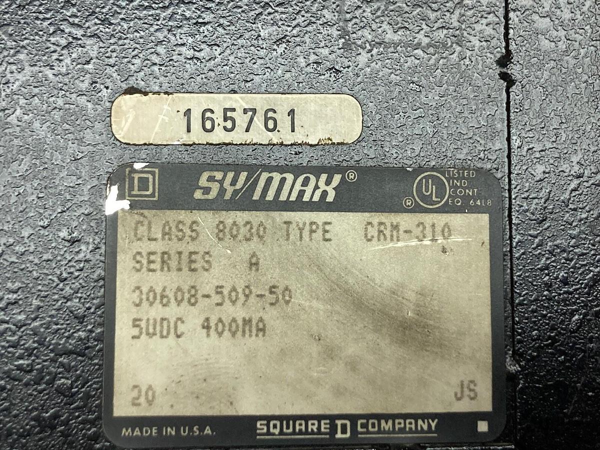 Used Square D SY/MAX,Class 8030 Type CRM310,Fiber Optic Interface Module Ser A