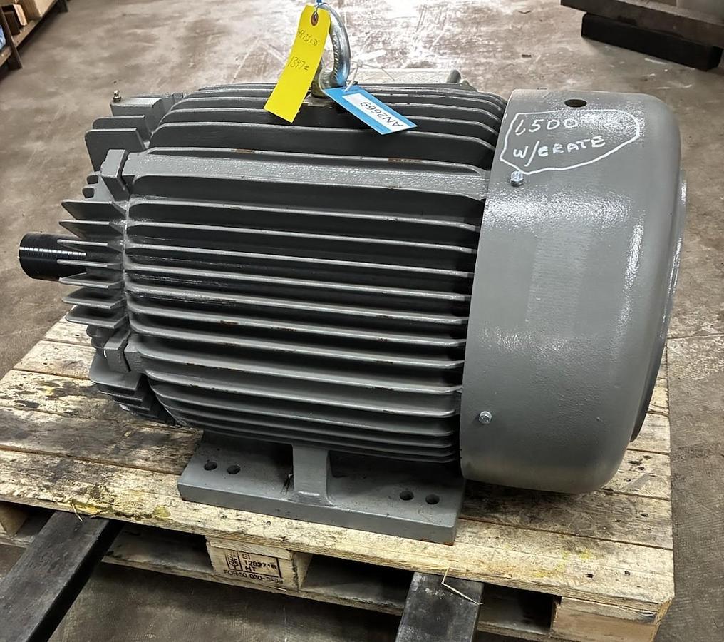 TECO-WESTINGHOUSE,EP1004,INVERTER DUTY MOTOR 100HP 230/460V 1775RPM 3PH 405T FR