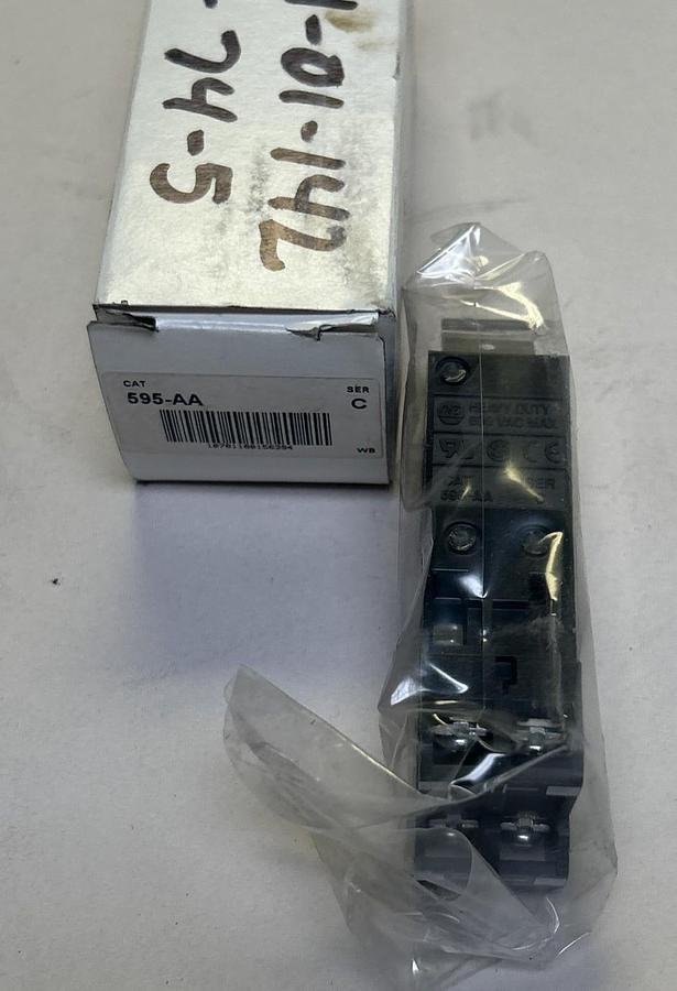 ALLEN BRADLEY,595-AA,AUXILIARY CONTACT NOS