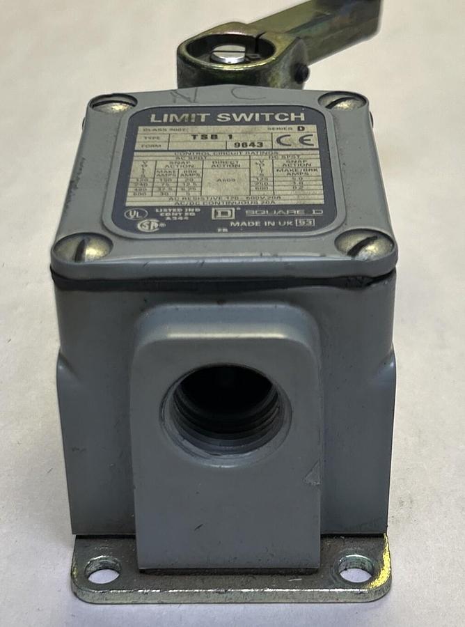 Used SQUARE D,TSB19643,LIMIT SWITCH