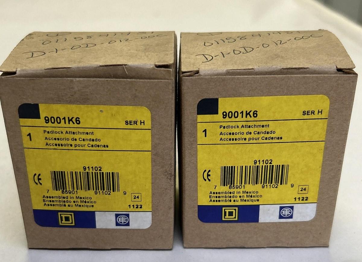 SQUARE D,9001K6,PADLOCK ATTACHMENT LOT OF 2 NOS
