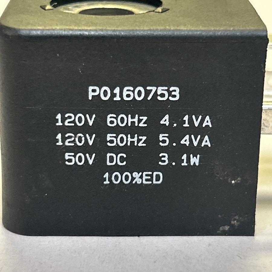 PARKER,P0160753,SOLENOID COIL 120V NOS