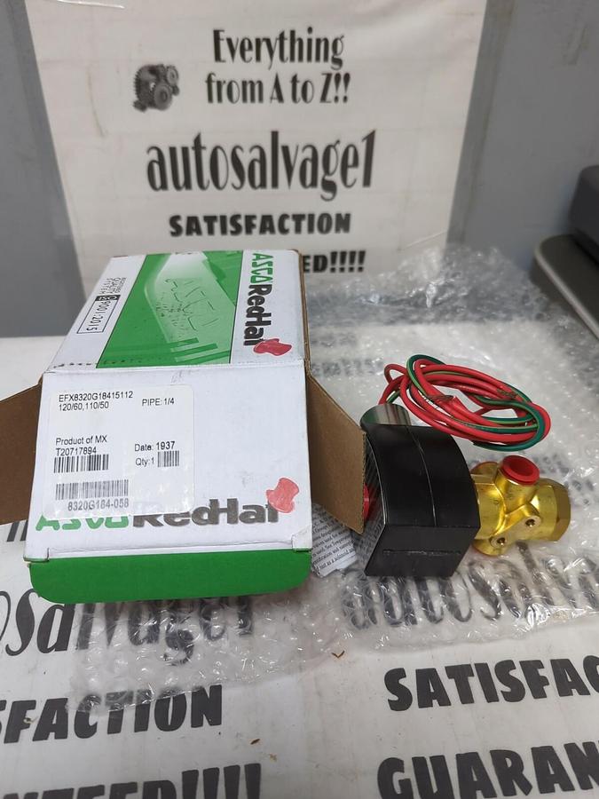 ASCO RED-HAT,EFX8320G18415112,1/4 INCH SOLENOID VALVE NEW