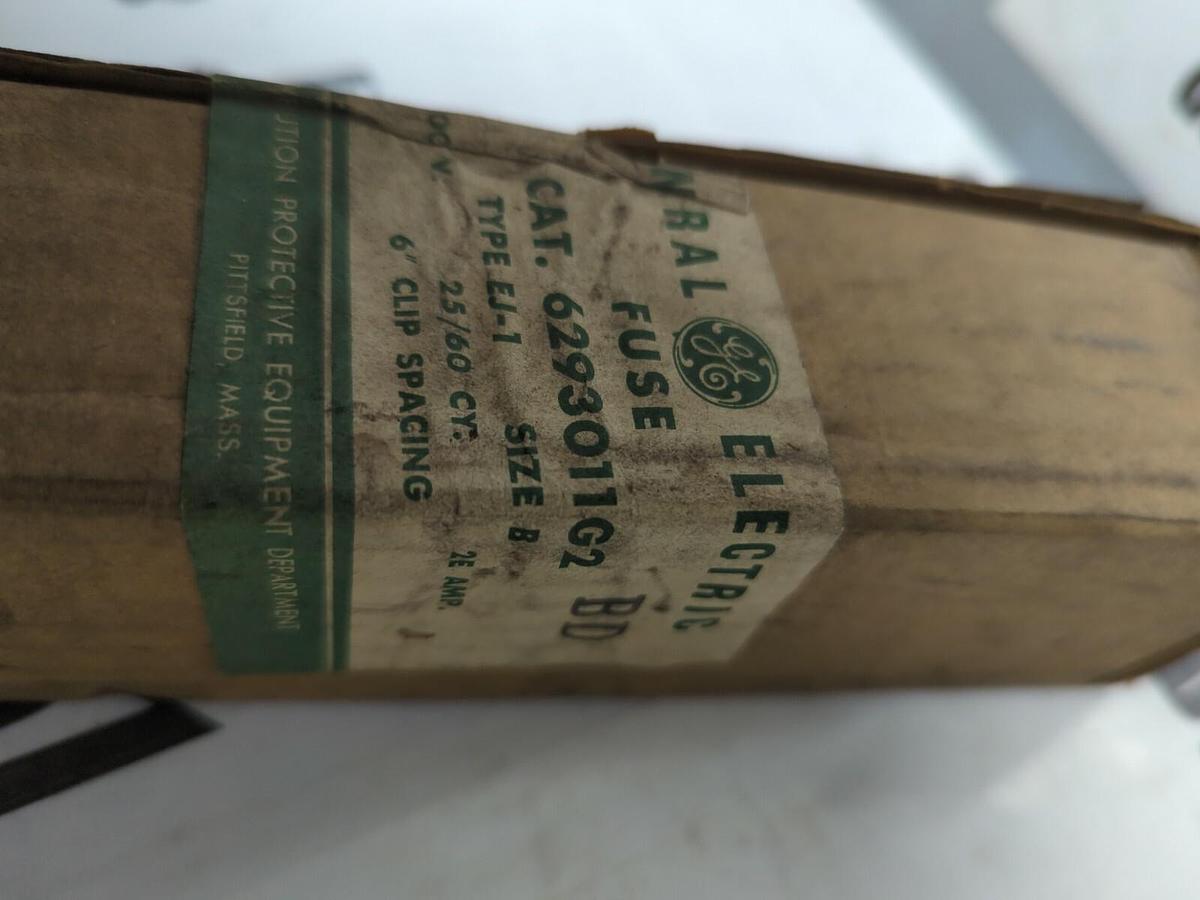 GENERAL ELECTRIC,6293011G2,TYPE EJ-1 SIZE B FUSE NOS