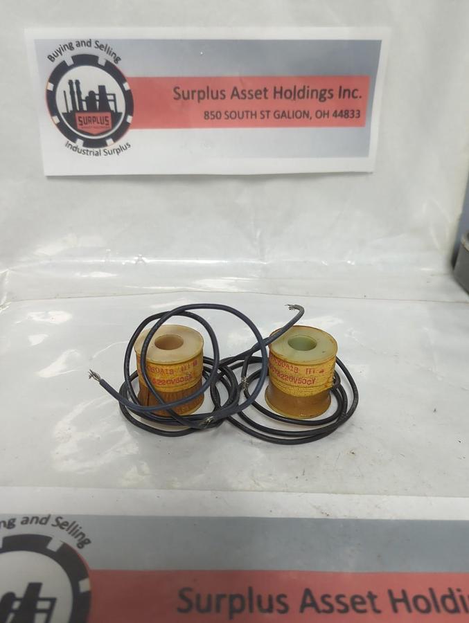 Used ITT,C180A24060A18,COIL 240/220V 60/50CY LOT OF 2 PRE-OWNED