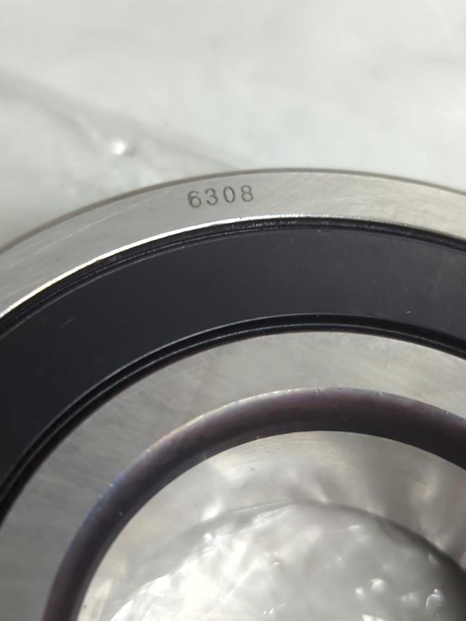 Used FAG,6308,RUBBER SEALED DEEP GROOVE BALL BEARING 40X90X23MM PRE-OWNED