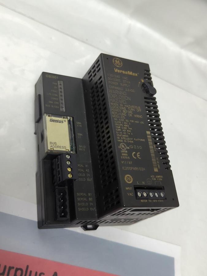 Used GE FANUC,IC200PWR102H,VERSAMAX EXPANDED POWER SUPPLY UNIT PRE-OWNED