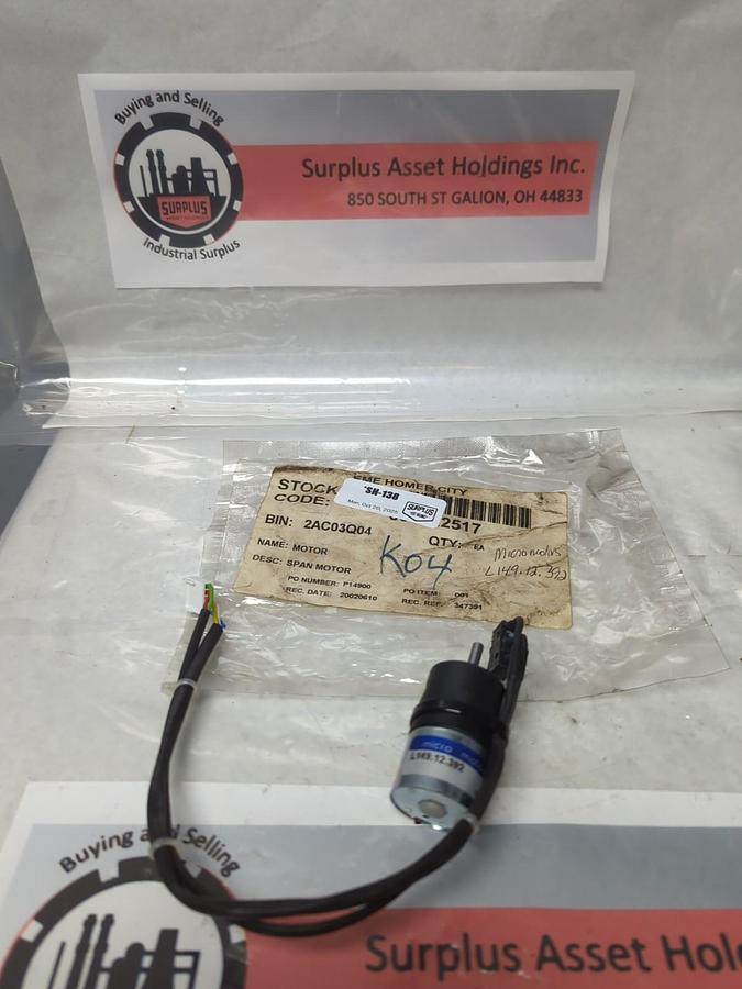 MICRO MOTORS,L149.12.392,SPAN MOTOR NOS