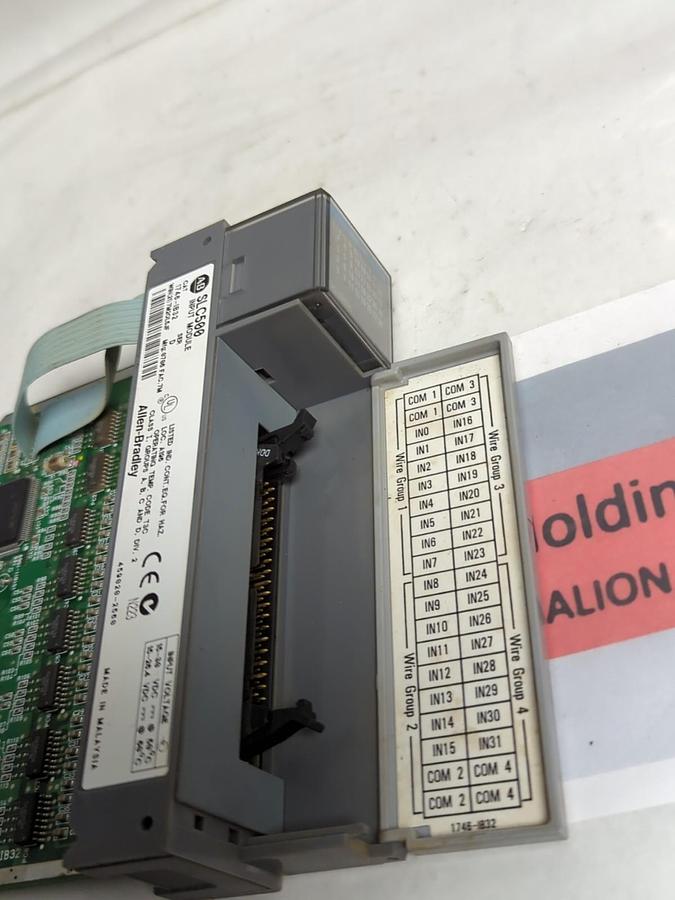 Used ALLEN BRADLEY,1746-IB32,SERIES D SLC500 INPUT MODULE PRE-OWNED