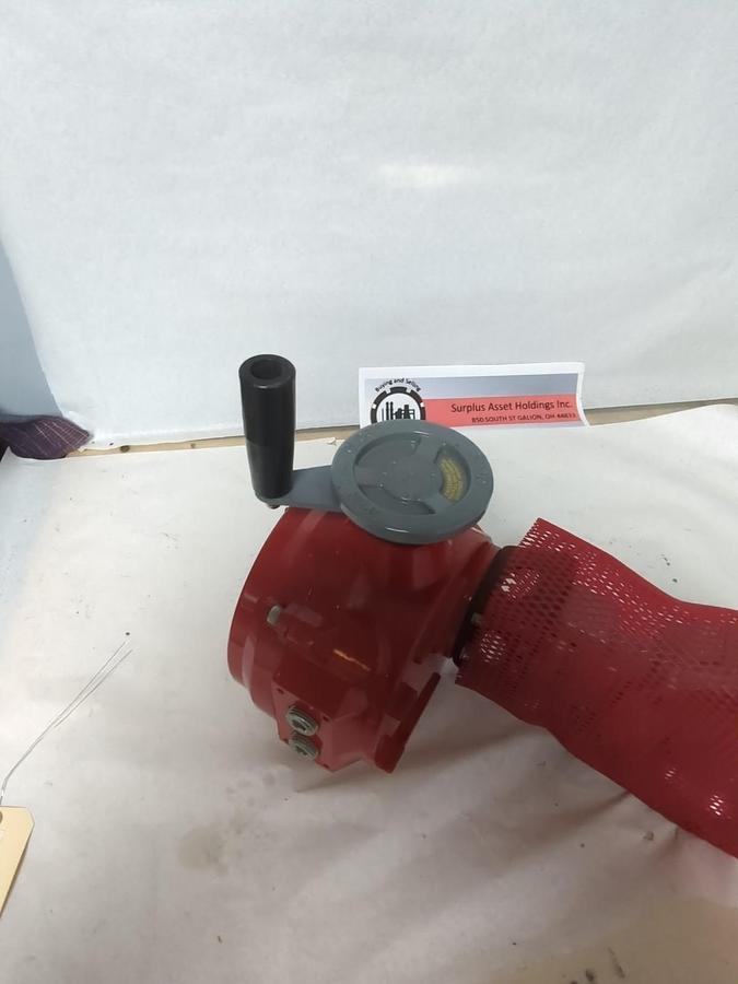 BRAY CONTROLS,70-0051-113A0-536/A,ACTUATOR WITH 4 INCH SS BUTTERFLY VALVE NOS