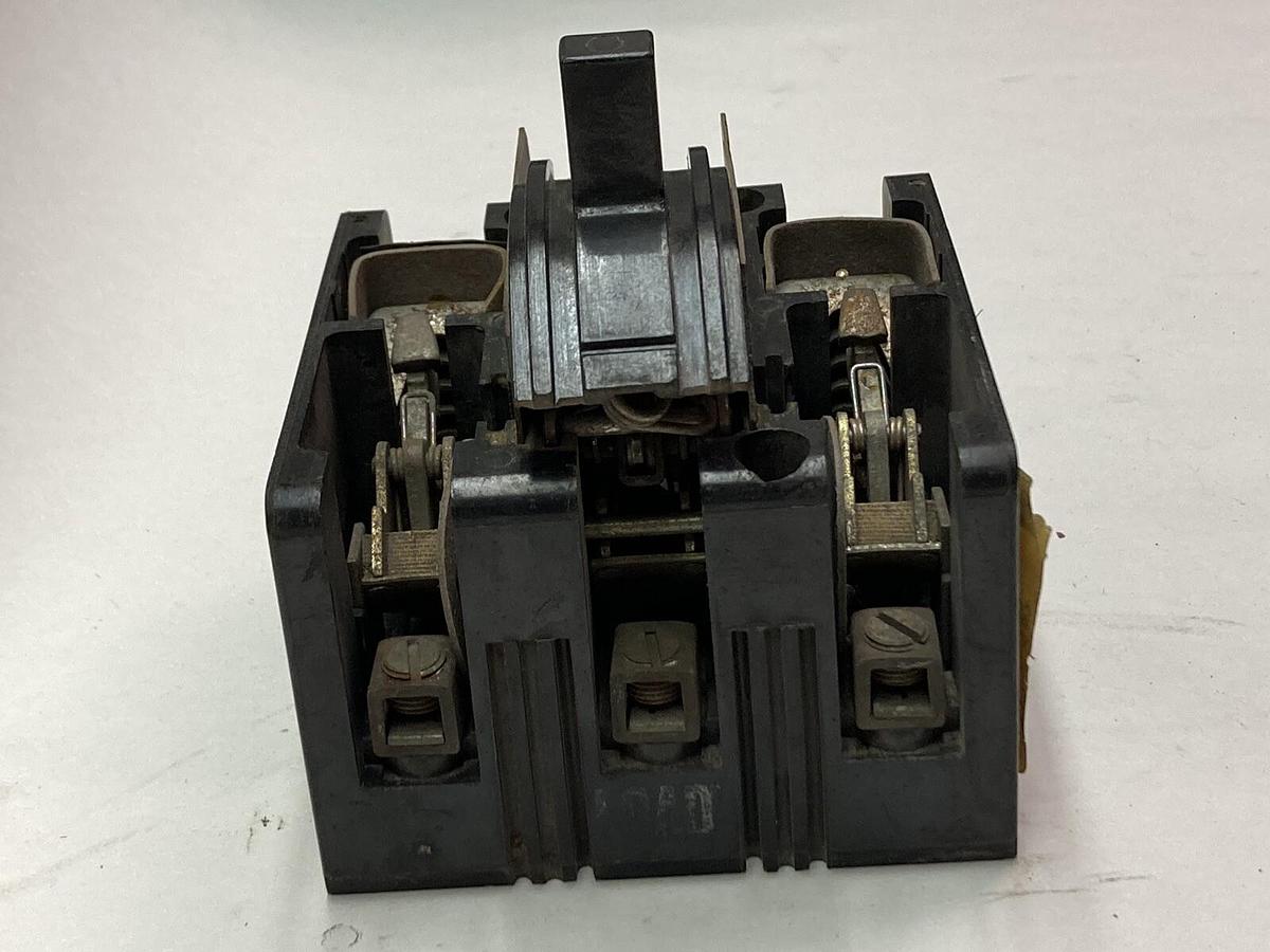 Used Westinghouse,371D266G01,3-Pole De-Ion Switch 60A 600VAC 250VDC