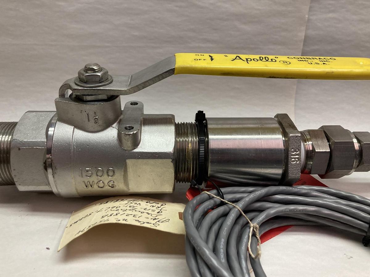 ECD,CS10/17-T21/RS10/17-T21,Conductivity Pole w/Apollo 1500WOG 1-1/2 Inch