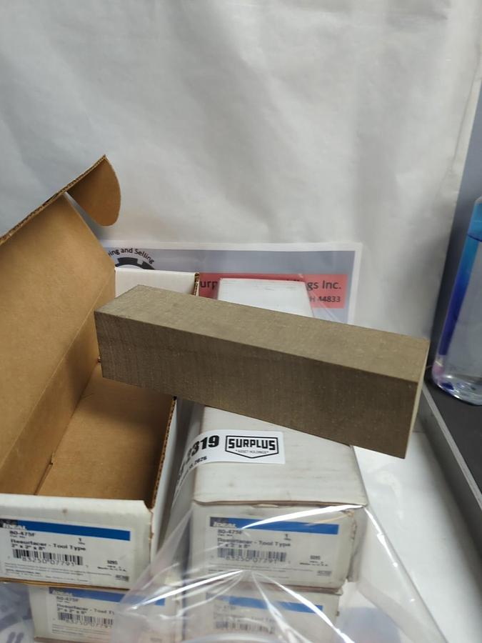 IDEAL,80-475F,RESURFACER-TOOL TYPE 2X2X8 INCH FINISHING LOT OF 4 NOS