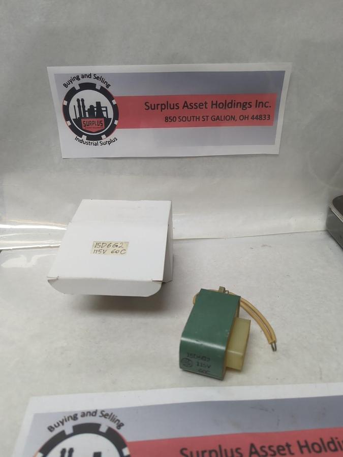 Used GENERAL ELECTRIC,15D6G2,COIL 115V 60C PRE-OWNED