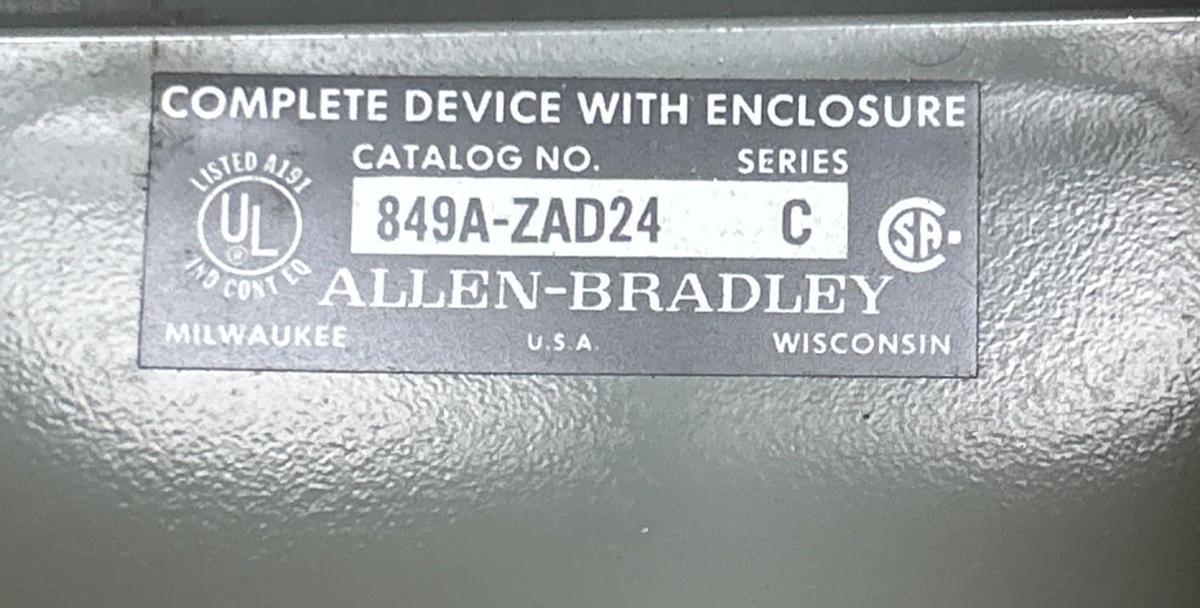 ALLEN BRADLEY,849A-ZAD24,PNEUMATIC TIMING RELAY NOS