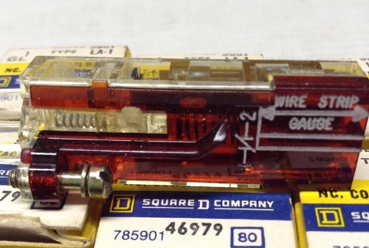 Square D ,LA-1,N.C. Contact Block Series A LOT OF 6