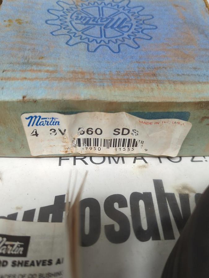 MARTIN,43V560 SDS,PULLEY SHEAVE NOS