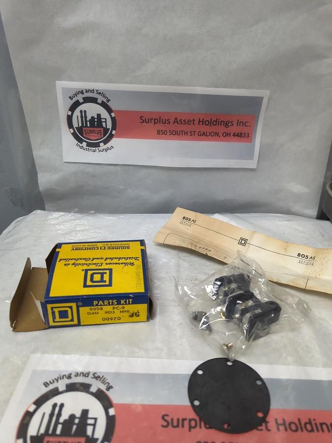 SQUARE D,9998-PC-9,PARTS KIT CLASS 9013 HHG NOS
