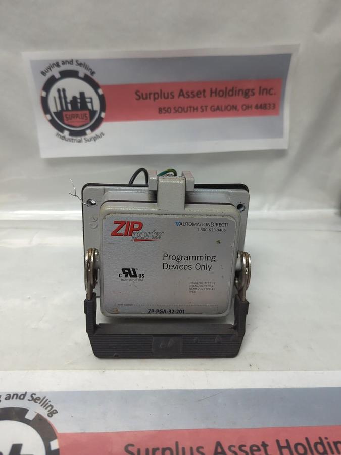 Used AUTOMATION DIRECT,ZP-PGA-32-201,ZIP PORTS PANEL INTERFACE CONNECTOR PRE-OWNED