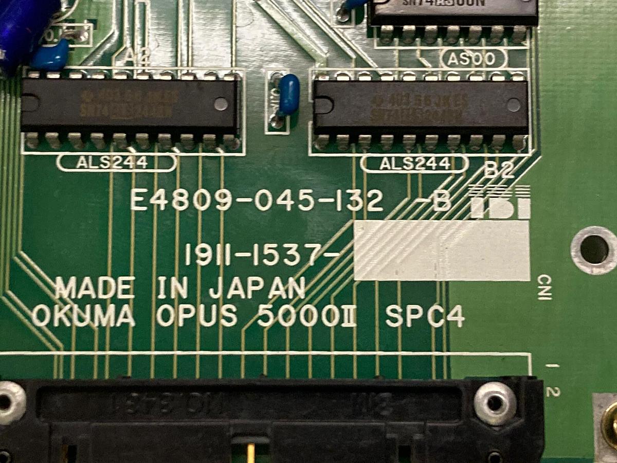 Used Okuma Opus,E4809-045-132-B 5000II SPC4, Circuit Board